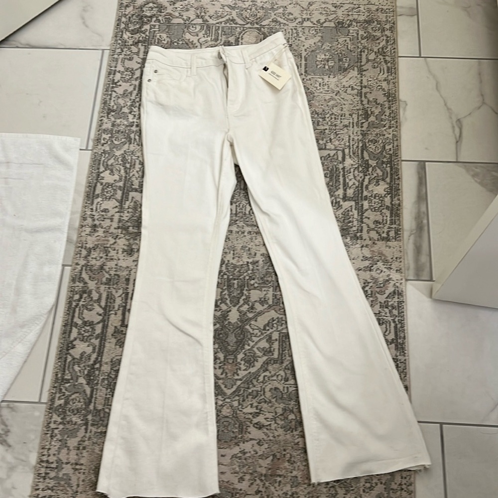 NWT gold hart cream jeans